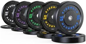GIKPAL Bumper Plate Olympic Weight 