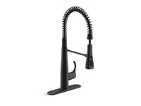 KOHLER K-22033-BL Simplice Kitchen Sink Faucet, Matte Black