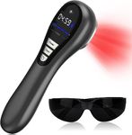 Handheld red Infrared Light Device, Cozion Cold Red Light Device Portable Infrared Light Device for Human and pet(14x650nm+3x808nm)