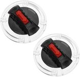 YINETTECH 1 Pair Helmet Shield Lock Motorcycle Helmet Visor Clip Lenses Rotate Switch Compatible with LS2 Helmet Lens FF370 FF396 FF394 FF358 FF386 FF387 FF310 OF569 OF578