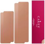 CAKES Silicone Boob Tape - Invisible, Ultra Thin, Seamless Breast Tape for Boob Lift - Reusable Pre-Cut Buildable Strips - Dermatologist-Approved, Non-Toxic, Skin-Safe Silicone - Caramel, 1 Kit