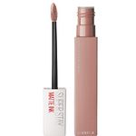 Maybelline New York Super Stay Matte Ink Liquid Lipstick, Long Lasting High Impact Color, Up to 16H Wear, Loyalist, Light Pink Beige, 0.17 fl.oz