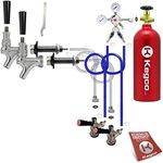 Kegco 3P2SCK-5T Kegerator Kit, 2-Ta