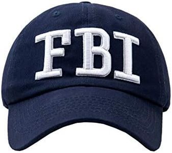 GEANBAYE FBI Hats and Police Agent Hats for Men and Women Navy