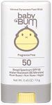 Baby Bum - Mineral Sunscreen Face Stick Fragrance Free 50 SPF - 0.45 oz.