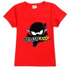 Pattern:ninja kidz Color: pink, yellow, red, purple, gray, white, black, light blue, rose red, blueorange Product Category: Children's T-shirt Main fabric composition: cotton Suitable height: 100cm, 110cm, 120cm, 130cm, 140cm, 150cm, 160cm, 170cm Safety level: Class A Suitable age: 2-16 years old, 100-170cm Fabric name: Cotton Main fabric composition: Cotton Applicable gender: neutral/male and female Fabric technology: soft treatment Elements: sports, cartoon Sleeve length: Short sleeve Picture real shot: real shot without model style: Casual