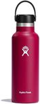 Hydro Flask 18 oz Standard Mouth with Flex Cap Stainless Steel Reusable Water Bottle Snapper - Vacuum Insulated, Dishwasher Safe, BPA-Free, Non-Toxic (S18SX604)