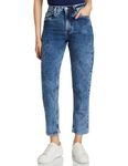 Amazon Brand - Symbol Women's MOM Fit High Rise Jeans (JNS-10 Cont_Light Blue_28)