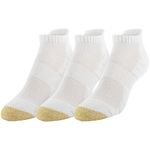 Gold Toe Women's Aquafx Zone Tab Liner Athletic Sock, White, 9-11 (Pack of 3)