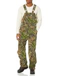 Mossy Oak Men's Cotton Mill 2.0 Camouflage Hunting Bib Overall in Multiple Camo Patterns, Obsession, 2X-Large