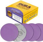 Dura-Gold Premium 800 Grit 6" Purple Film Ceramic Sanding Discs, Box of 50 - Hook & Loop Backing Sandpaper for DA & Random Orbital Sanders - Fast Sharp-Cut Abrasive, Sand Auto Paint, Wood, Woodworking