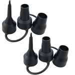 YHXiXi 2 Sets 3 Sizes Replacement Nozzle Fill Port Adapters, Replacement Nozzles, Plastic Pump Nozzles, for Air Bed, Air Pump Nozzles for Inflatables, Air Mattress