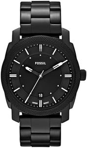 Fossil Men's FS4775 Machine Analog Display Analog Quartz Black Watch