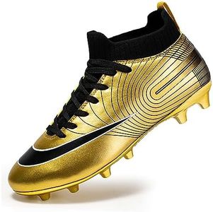 Roniluu Soccer Cleats Mens,Professional Youth Soccer Boots,Unisex Football Boots Women Girls Gold