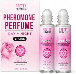 Roll On Pheromones Perfumes For Women Attract Men - Long Lasting Feromonas Perfume Women Bundle - Higher Confidence Pheromone Cologne Set of 2 - Elegant Daily Wear Romantic Fragrance Mood-Boosting