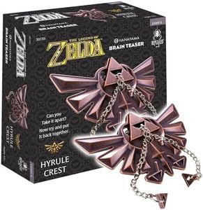 BePuzzled | Legend of Zelda Hyrule Crest Hanayama Brain Teaser, Mensa Rated Level 4, for Ages 12 and Up