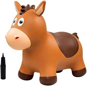 EVERICH TOY Inflatable Bouncy Animals Hopper and Horse for Toddlers 1-3, Bouncy Animals for Toddlers Ride on Jumping Bounce Toys, Birthday Gift for 18 Months 2 3 4 5 Year Old