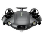 QYSEA FIFISH V6 Expert M100 with 6 Hours Working Time, AI Vision Lock Underwater Drone, QYSEA Underwater Robot with EPP Case, Q-Interface, Portable ROV with 4K Camera, VR Control, 330ft Dive