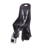 Polisport, Bubbly Maxi + FF, Baby Seat, On Frame, Black/Dark Grey, Black