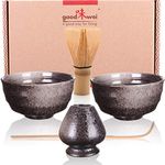 Goodwei Japanese Matcha Tea Ceremony Duo-Set for Two with Chasentate (Goma)