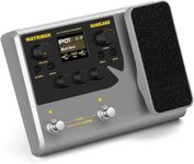 SONICAKE Multi-Effects Guitar Pedal Guitar Bass Amp Modeling IR Cabinets Simulation with Expression Pedal FX Loop MIDI Stereo OTG USB Audio Interface Matribox QME-50