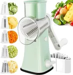 VEKAYA Rotary Cheese Grater, 5 in 1