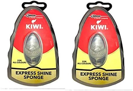 Kiwi Express Shoe Shine Sponge, 0.2 fl oz, neutral (Pack Of 2)