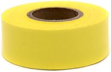 ChromaLabel 1 Inch Colored Tape, Clean Remove Colored Masking Tape for Kids Arts and Crafts Projects - 500 Inch Roll (13.88 Yards), Yellow Color Coding Tape