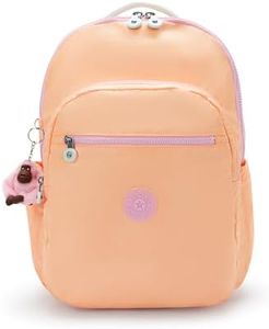 Kipling Women's Seoul Extra Large 17" Laptop Backpack, Magical Orange, 17.75''L x 13.50''H x 9''D, Kipling Women's Seoul Extra Large 17" Laptop Backpack