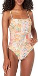 Desigual Women's Biki_Jamaica One Piece Swimsuit, White, S