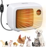 Dog House Heater - Pet Heater for Kennels, Cages, and Rabbit Hutches - Anti-Chew Cord for Outdoor Use