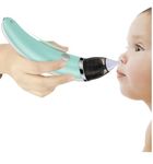 BABIES BLOOM Baby Nasal Aspirator Electric Safe Hygienic Nose Cleaner for Newborns and Toddlers (Green)