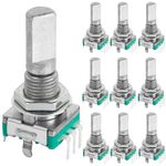 DIYhz 10 Pcs EC11 Rotary Encoder Dode Switch Audio Digital Potentiometer with Switch - 20MM