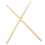 MILISTEN 1 Pair 7A Wood Drumsticks Walnut Wood Tip Drumsticks Professional Natural Drum Stick Musical Exercise for Kids Adults Drummers Beginners 39.5X1.3cm