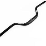 BICYCGEAR 25.4 BMX Bike Handlebar 640mm, 100mm Bicycle Handlebar 15° Backsweep Aluminum Riser Handle Bars for E Bike, Dirt, Fixie Gear, Motorcycle, Cruiser, MTB Mountian Bike, 1 inch