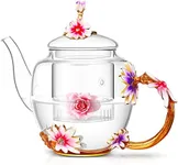 Luka Tech 35OZ Enamel Glass Flower 