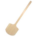 Samuel Groves - Wooden Pizza Peel, Pizza Paddle 356 x 406mm - Overall 1067mm, Brown, 4762