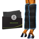 Blobuste Ice Boot for Horses Set of 2, Horse Boots Horse Leg Wraps, Cooling Horse Leg Wrap for Horse Injuries, Full Coverage Equine Ice Wraps for Hock, Knee, Legs, Boots, and Hooves