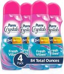 Purex Purex Crystals In-wash Fragrance and Scent Booster, Fresh Vibes, 21 Ounce, 4 Count, 84 Ounce