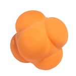 GSE Games & Sports Expert Sports Reaction Balls, Reactivity Ball for Field Training, Agility Trainer for Baseball, Rubber Bounce Balls for Hand-Eye Coordination & Speed Reflex Training (Orange)