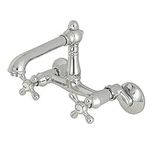 Kingston Brass KS7221AX English Country Kitchen Faucet, Polished Chrome