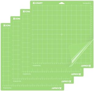 XINART Cutting mats for Cricut Maker 3/Maker/Explore Air 3/Air 2/One Adhesive 12"X12" Mats Accessories Compatible with Cricut 4 Pack Green