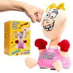 Stress Relief Toys for Adults - Punch The Boss Stress Toy Anger Relief Anti Stress Office Desk Punch Bag Coworker Secret Santa - Funny Gifts (Pink)