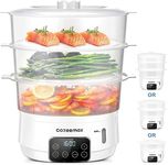 Cozeemax 3 Tier Electric Food Steam