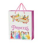 PPJ ® -HAPPY BIRTHDAY (PRINCESS) PARTY (30 Pcs.) PAPER CARRY BAG, 10 Inch X 12 Inch X 4 Inch RETURN GIFT/HAPPY BIRTHDAY/RETURN GIFTS/GIFTS/GIFT BAGS/GIFT COVERS (Pack of 30)