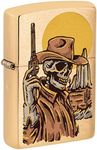 Zippo Cowboy Skull Design Lighter