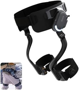 Dnsys X1 Carbon Exoskeleton, AI-Powered Leg Assistance, 1.2HP Motor, 20km Base Range, 3s Battery Swap, for Hiking, Climbing, Running, Size M (Waistline 33.5-43.3in)