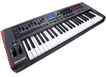 Novation Impulse 49 Keys USB bus-powered MIDI Controller Keyboard – Robust, ultra-responsive, full-size piano keyboard with aftertouch and velocity-sensitive pads – works on Mac or Windows