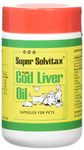 Super Solvitax Pure Cod Liver Oil for Dogs (90 Capsules 40g) - Helps Maintain Healthy Skin, Strong Bones and Teeth