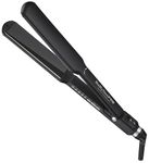 BaBylissPRO Digital Ultra-Slim Nano Titanium Hair Straightener, 5 LED Digital Temperature up to 450F, Professional Flat Iron, True Titanium Plates and Ceramic Heater, 1.5" Wide, Black